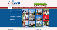 Desktop Screenshot of edustartours.com